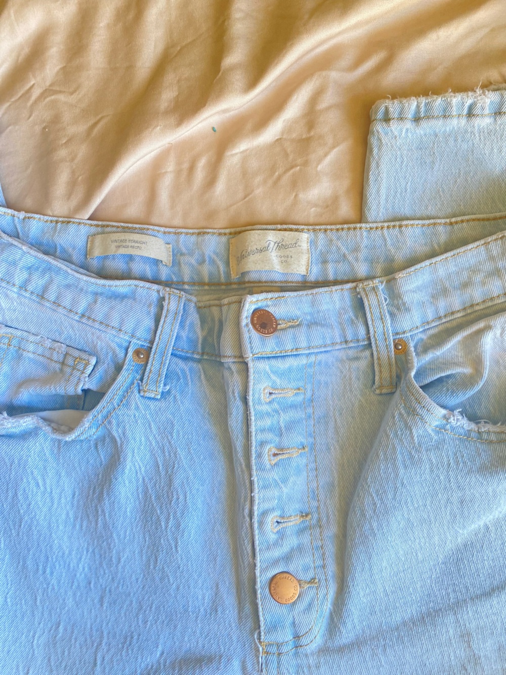 Universal Thread Light Blue Ripped Jeans - Picture 2 of 5